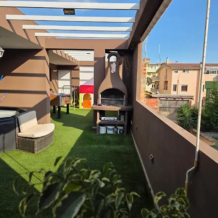 Apartment Attico Casa Rega - Private Parking And Bbq Quartu Sant'Elena